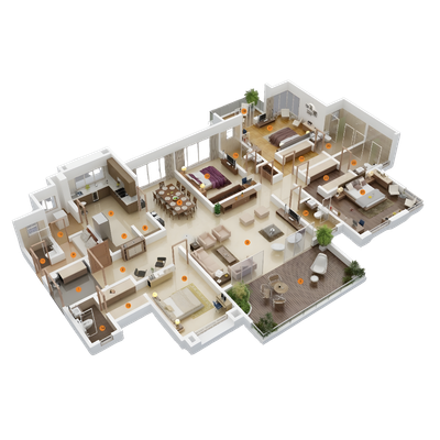 4 BHK Plan